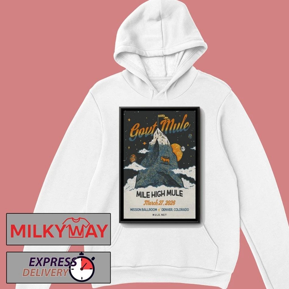 Gov’t MULE In Denver, CO Poster 2026 Mar 27 shirt