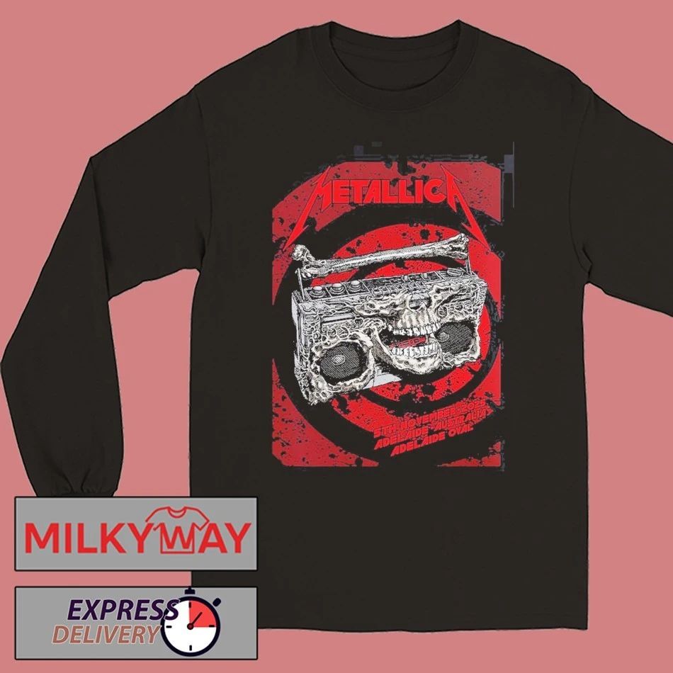 Metallica M72 5th november 2025 adelaide australia adelaide oval shirt