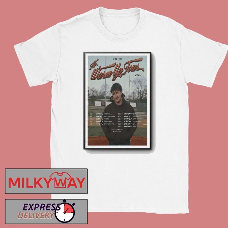 Brenn! 2026 The Warm Up Tour Poster shirt