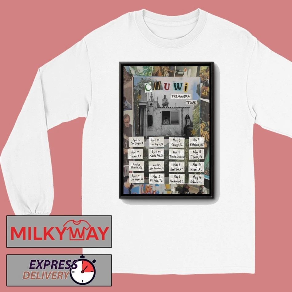 Chuwi Primavera 2026 Tour Poster shirt