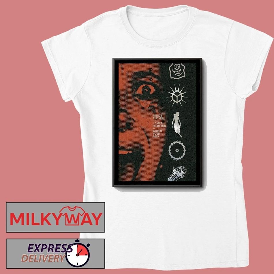 World Tour 2025 Pierce The Veil Poster shirt