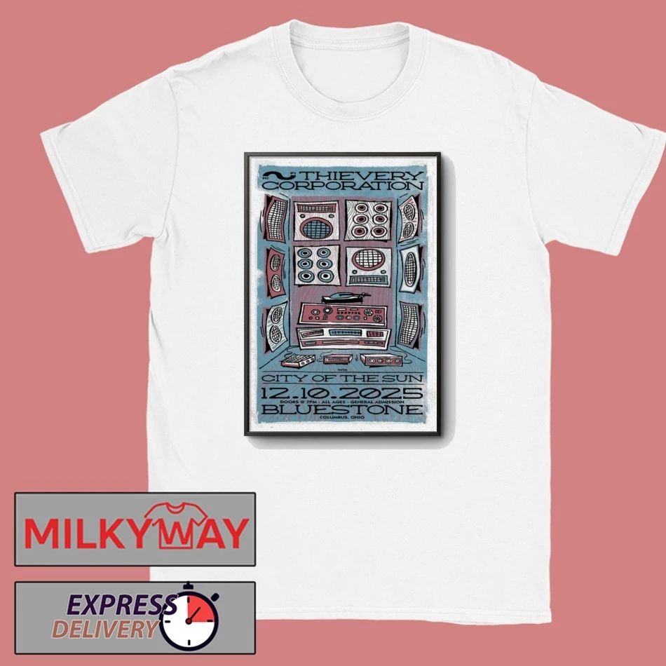 Thievery Corporation At The Bluestone On Dec 10 2025 Poster shirt