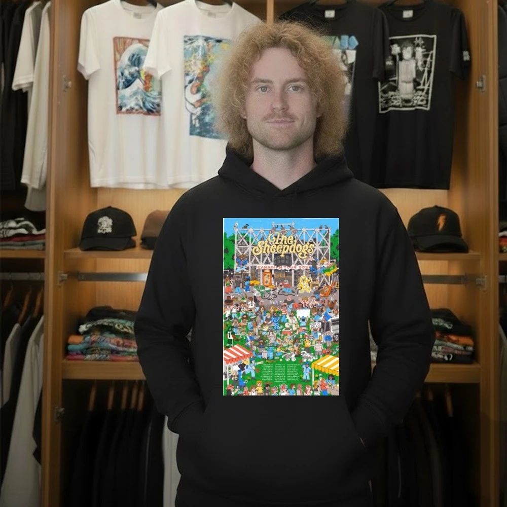 The Sheepdogs Canadian Tour 2026 Poster Shirt