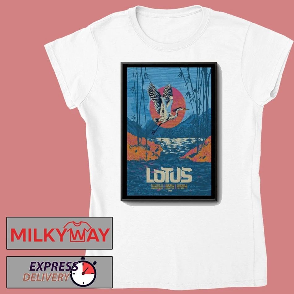 Lotus Tour November 2025 Poster shirt