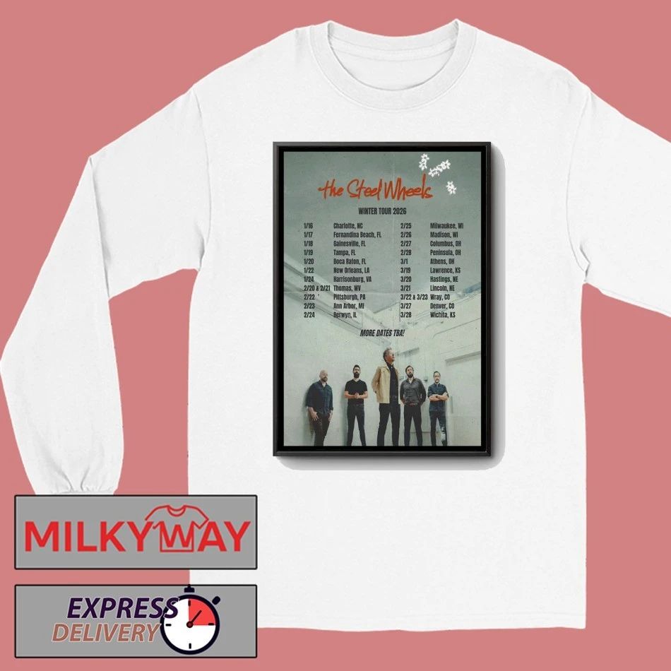 The Steel Wheels Winter Tour 2026 Poster shirt