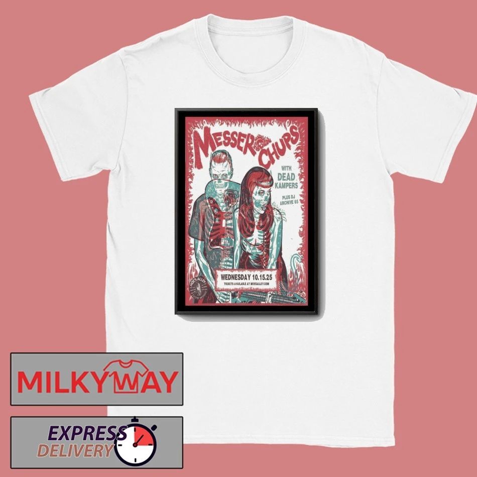 Messer Chups October 05, 2025 Santa Cruz CA Poster shirt