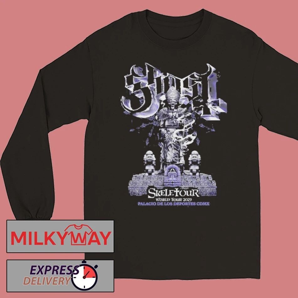 Ghost at Palacio de los Deportes, Mexico City Tour 2025 shirt