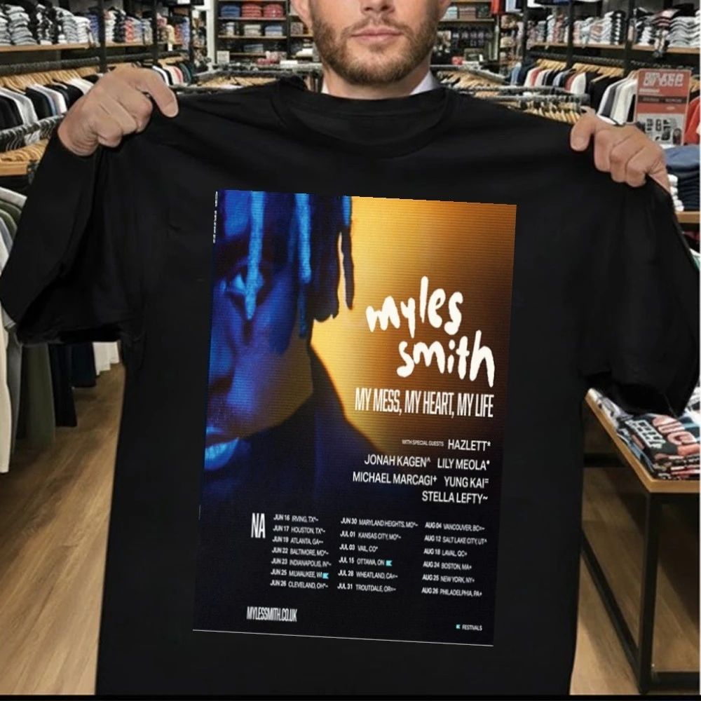Myles Smith Tour 2026 Poster Shirt