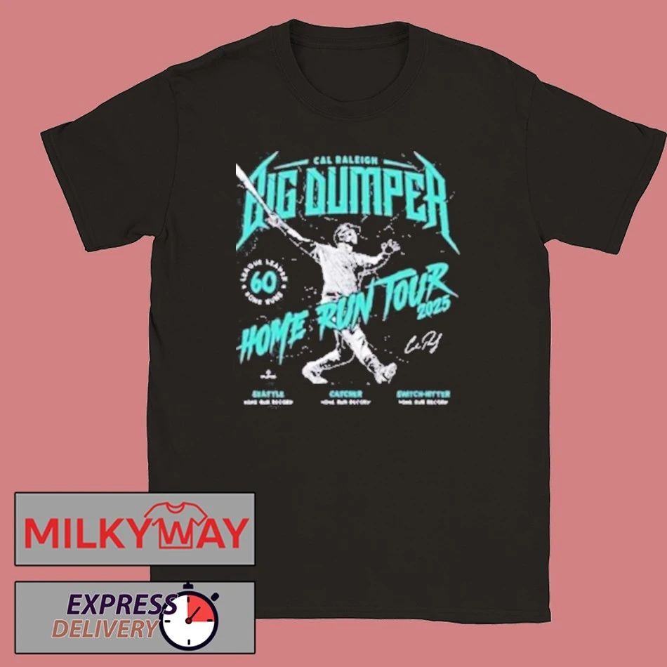 Cal Raleigh Big Dumper Home Run Tour 2025 MLBPA shirt