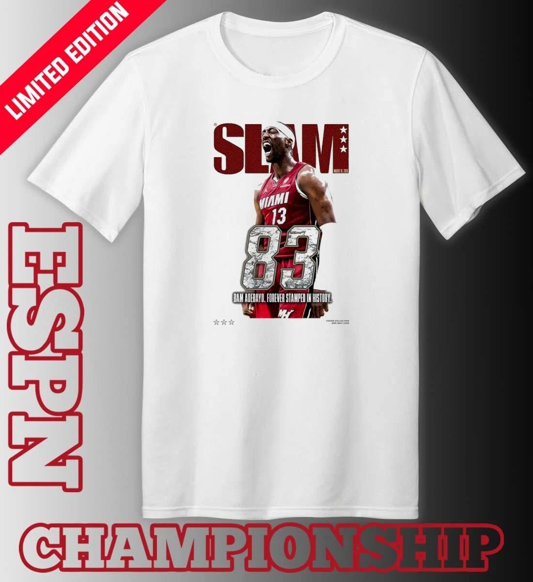 SLAM Bam Adebayo Miami HEAT 83 Points Shirt