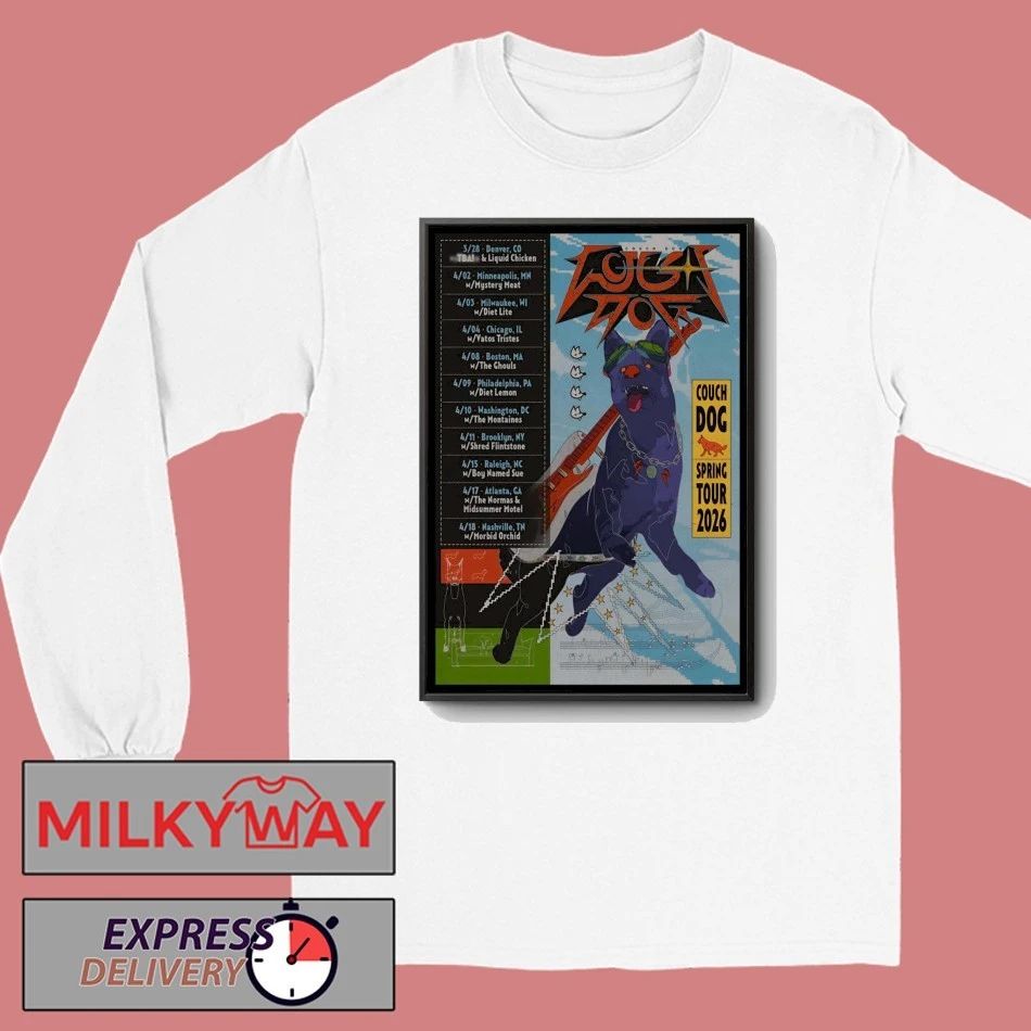 Couch Dog Spring 2026 Tour Poster shirt