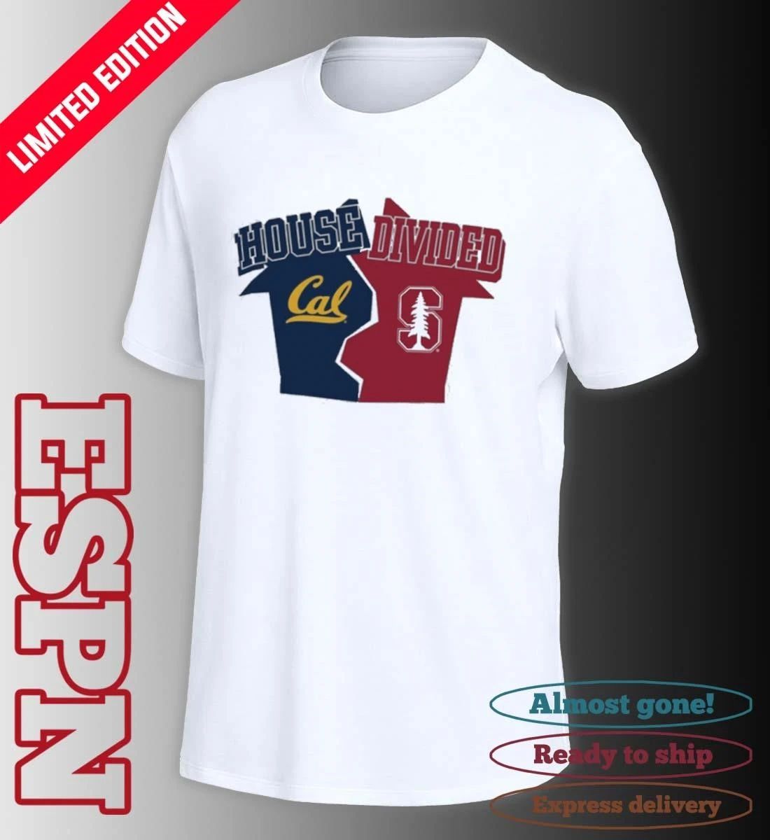 House Divided Cal Golden Bears Vs Stanford Cardinals Shirt