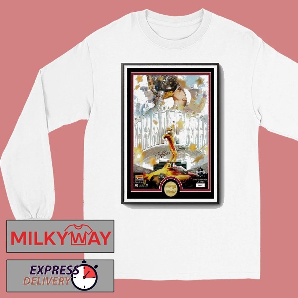 2025 NTT Indycar Champion Alex Palou Winner Poster shirt