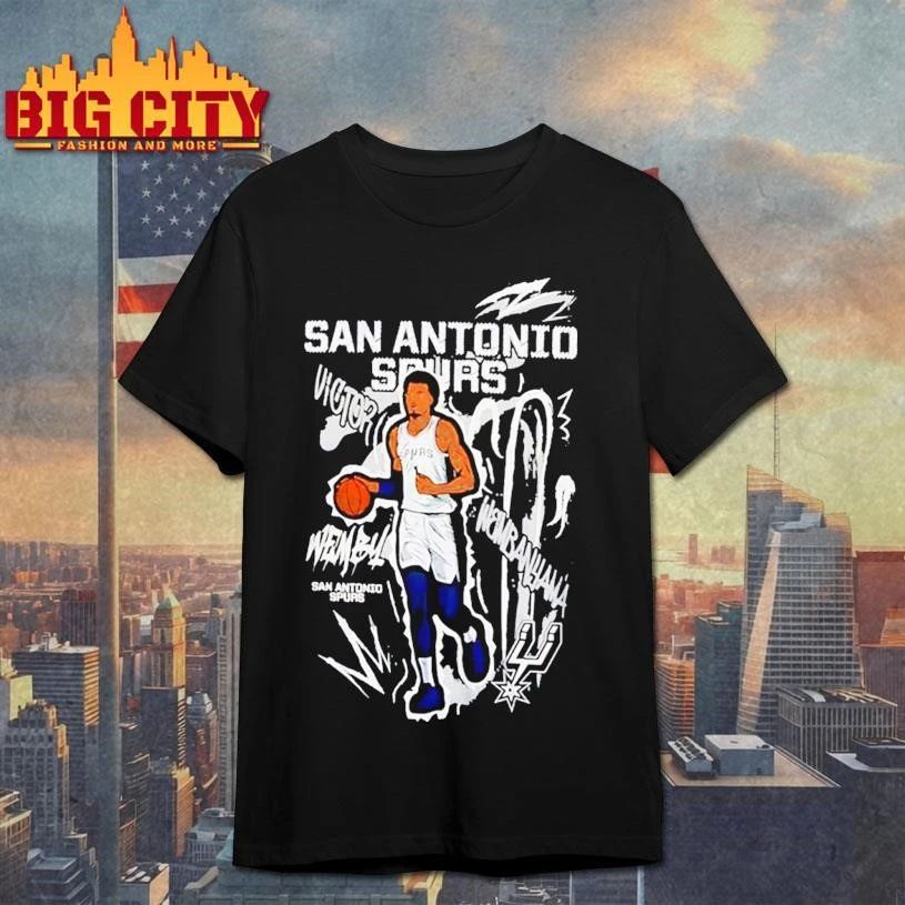 Victor Wembanyama San Antonio Spurs Chalked Up Player graphic Shirt