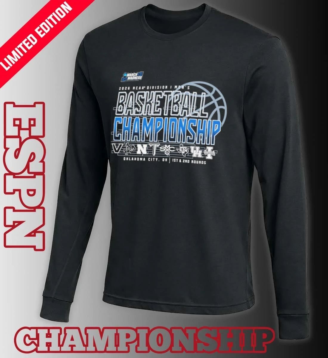 1st, 2nd Rounds 2026 NCAA DI Men’s Basketball Championship – Oklahoma City, OK Shirt