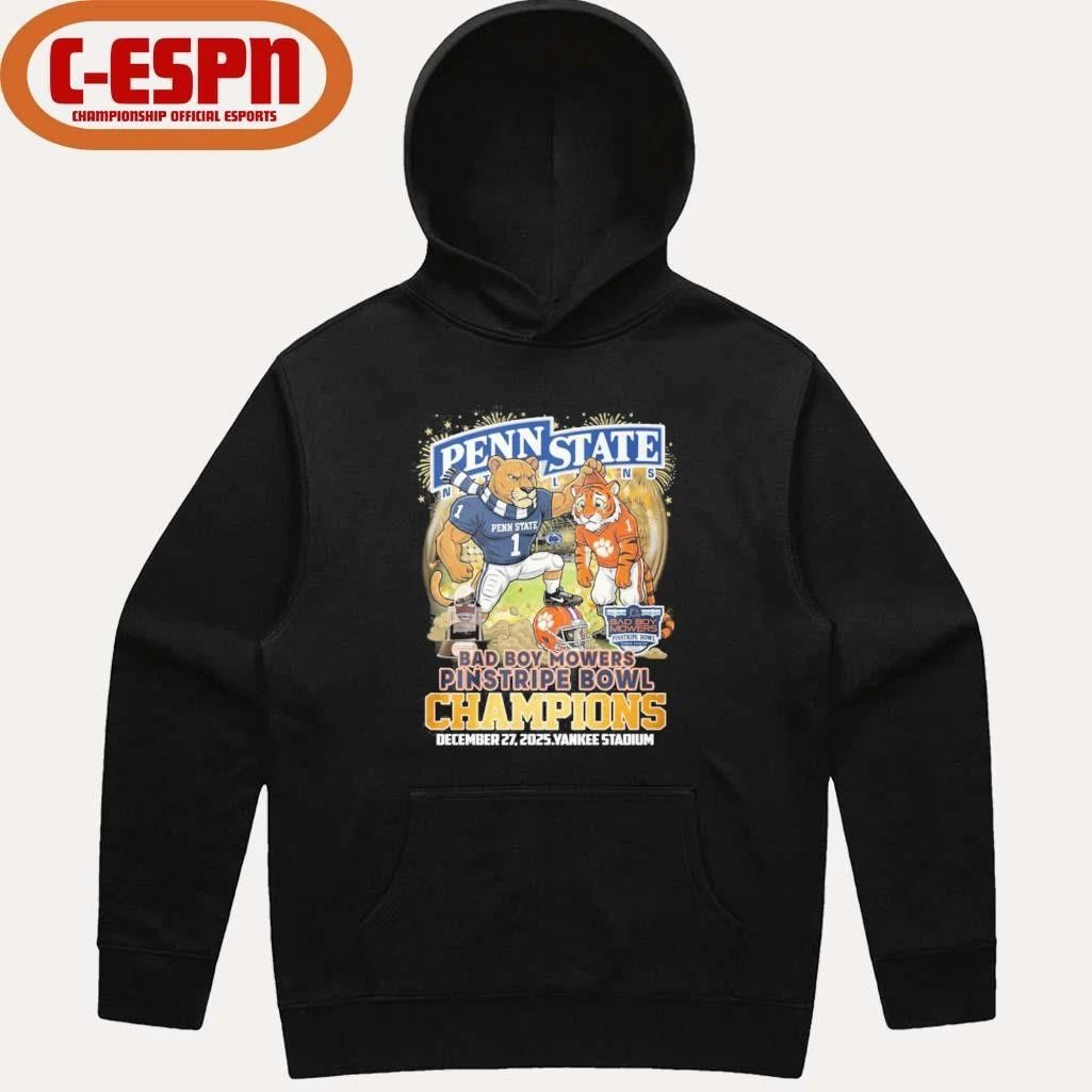 Penn State mascot Pinstripe Bowl Champions Shirt