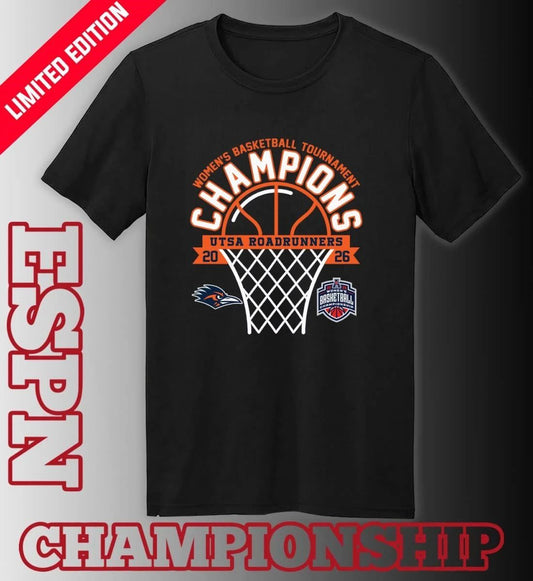 American Conference Women’s Basketball Tournament Champions 2026 UTSA Roadrunners T-Shirt
