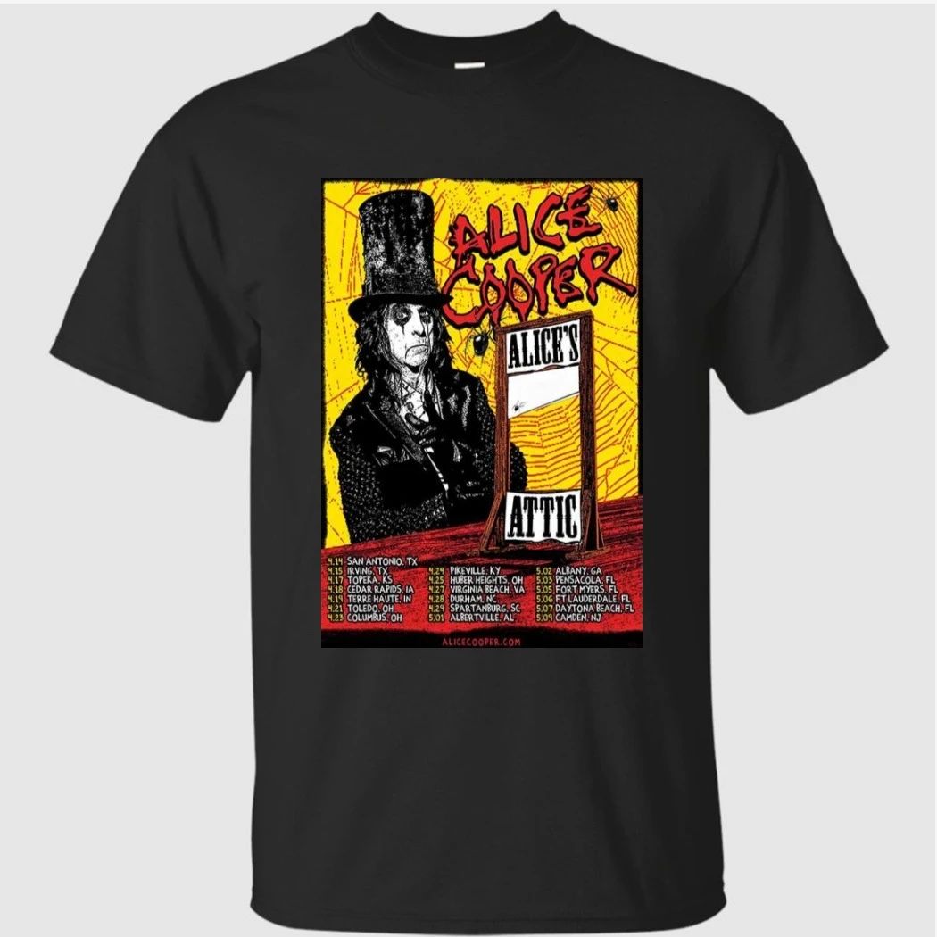 Alice Cooper Fall Tour 2026 Poster Shirt