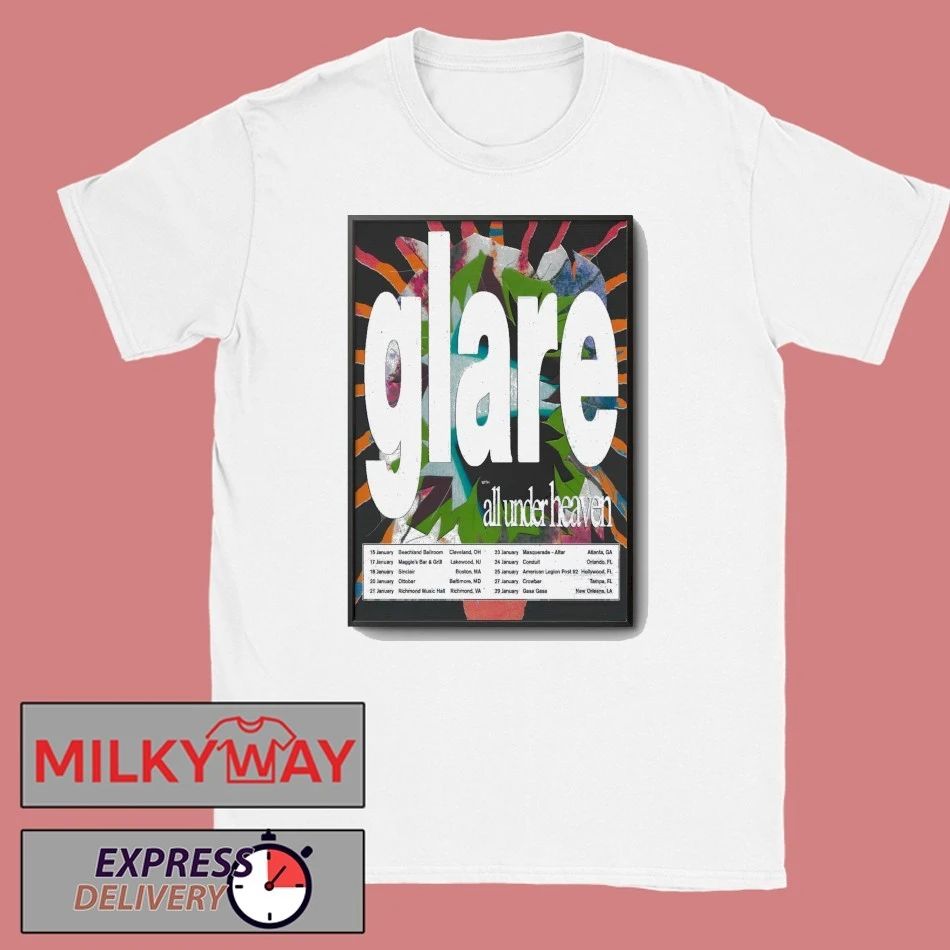 Glare January 2026 Shows Poster shirt