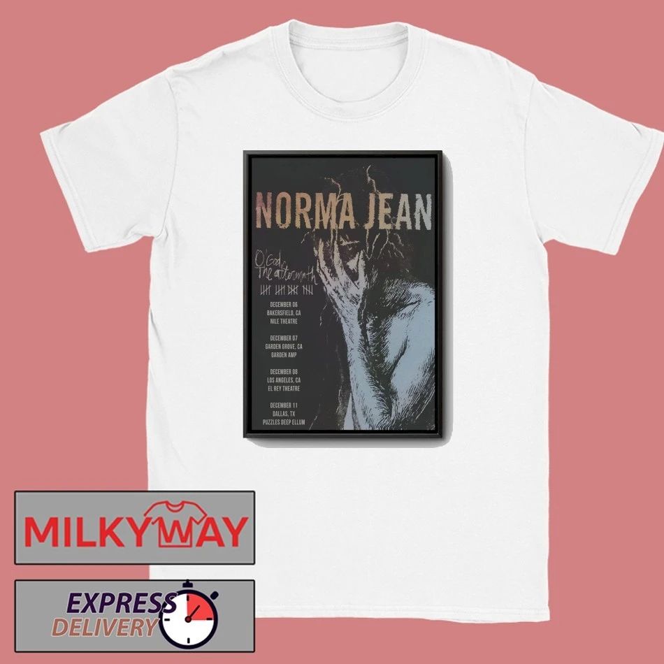 Norma Jean O’ God The Aftermath 2025 Shows Poster shirt
