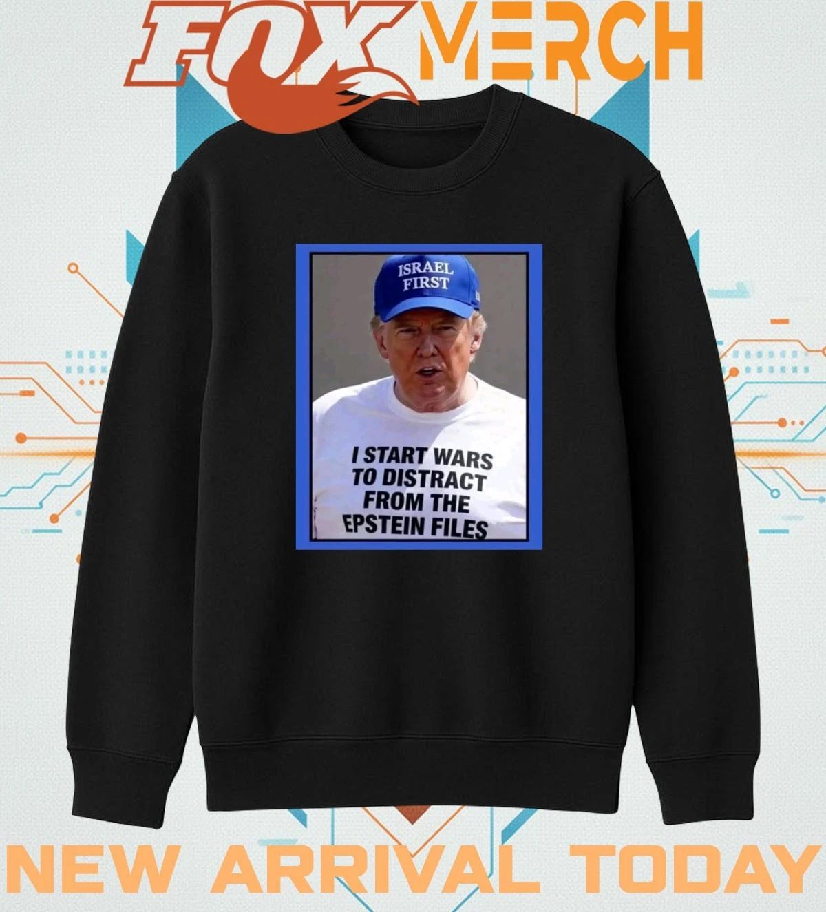 I start wars to distract from the epstein files t-shirt