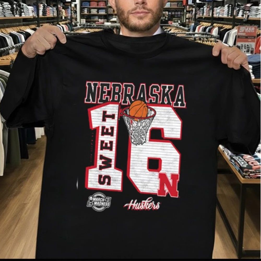 Nebraska Cornhuskers 2026 NCAA March Madness Sweet 16 Bound Huskers Shirt