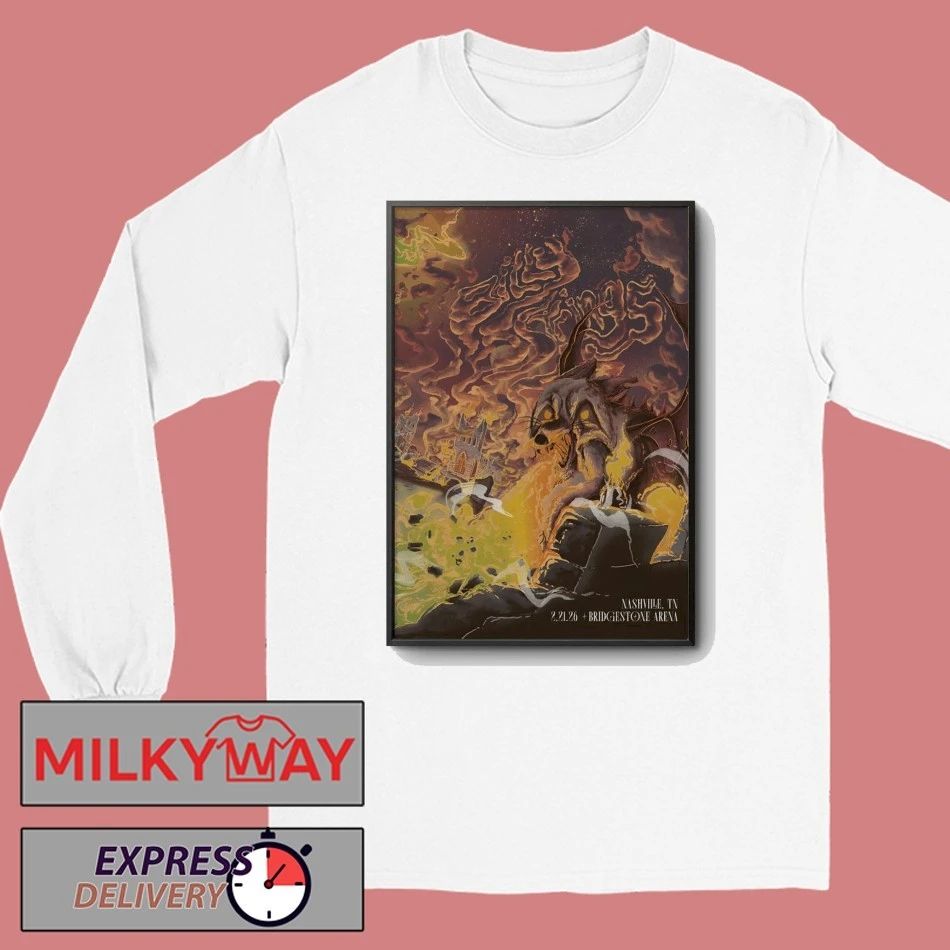 Billy Strings Nashville TN 2 21 2026 Poster shirt