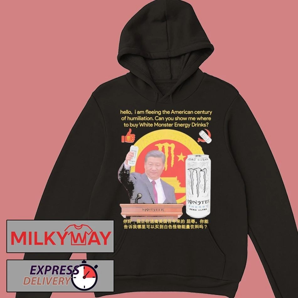 hello, i am fleeing the American century of humiliation. Can you show me where to buy White Energy Drinks shirt