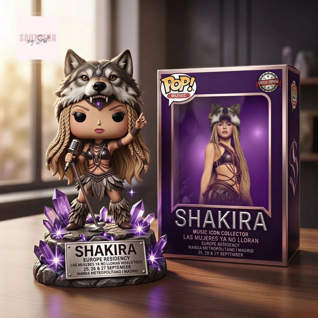 Shakira Las Mujeres Ya No Lloran Pop Figure Doll
