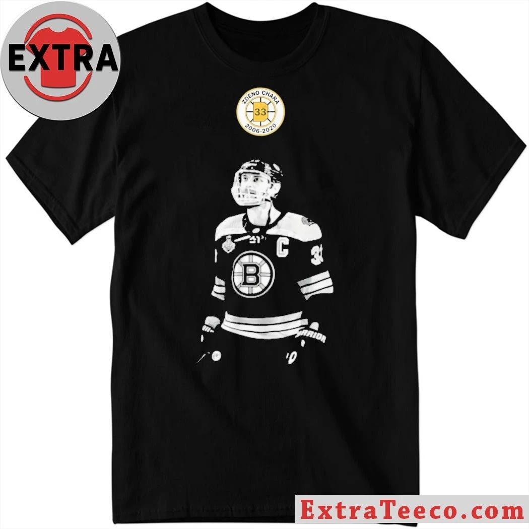 Zdeno Chara Retirement Banner Photo Logo Shirt