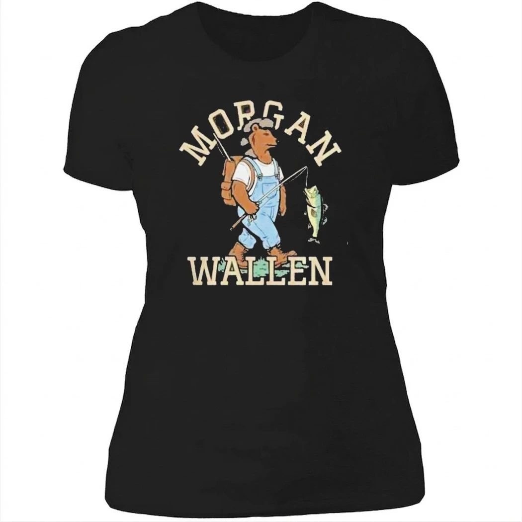 Morgan Wallen 2026 Still The Problem Tour Bear Fishing Shirt