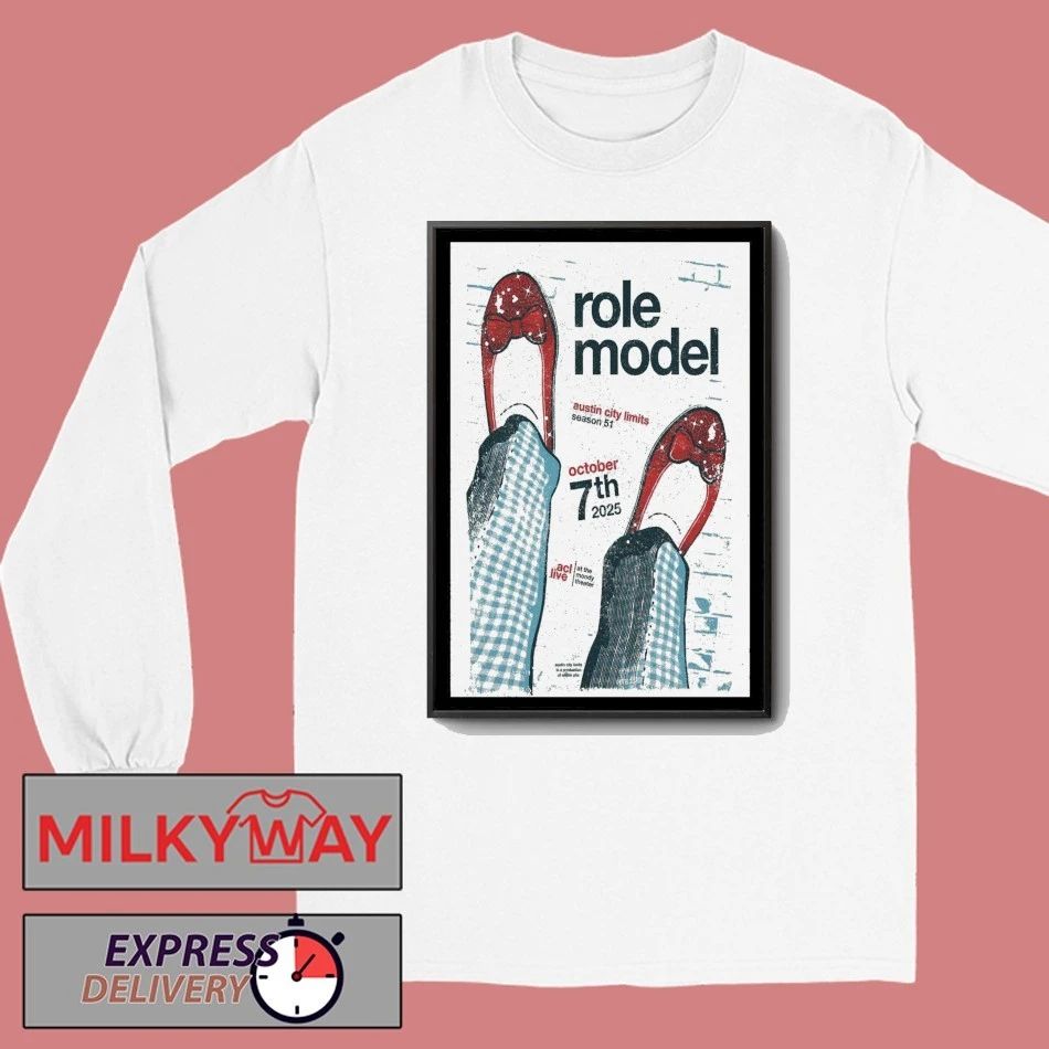 Role Model Tour Austin, TX 10.07.2025 Poster shirt