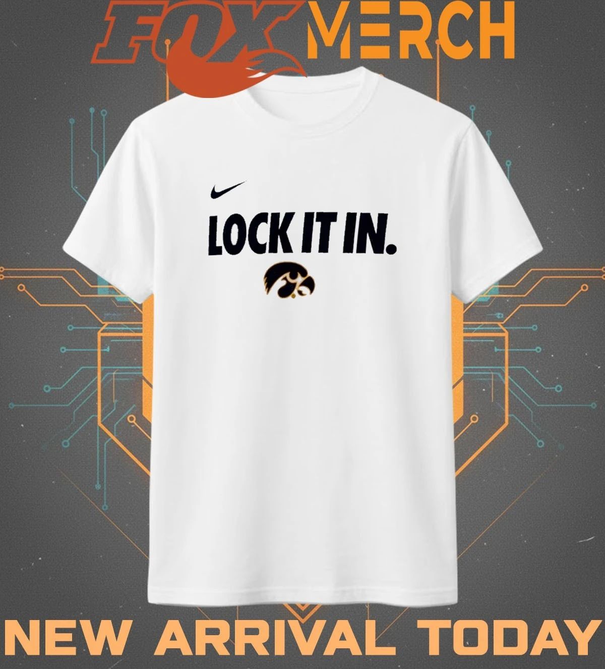 Iowa Hawkeyes Lock It In 2026 On-Court Bench Legend Dri-FIT t-shirt