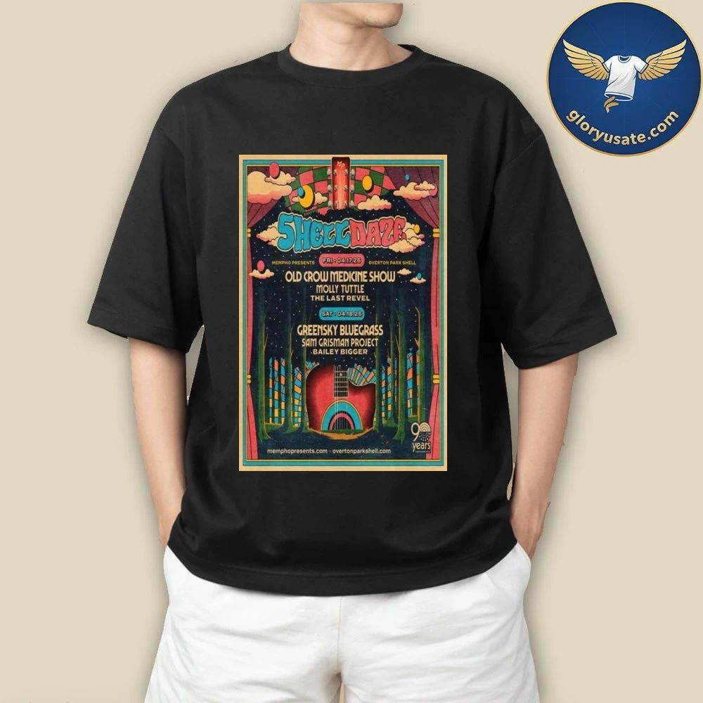 Old Crow Medicine Show April 18 2026 Memphis TN Poster Shirt