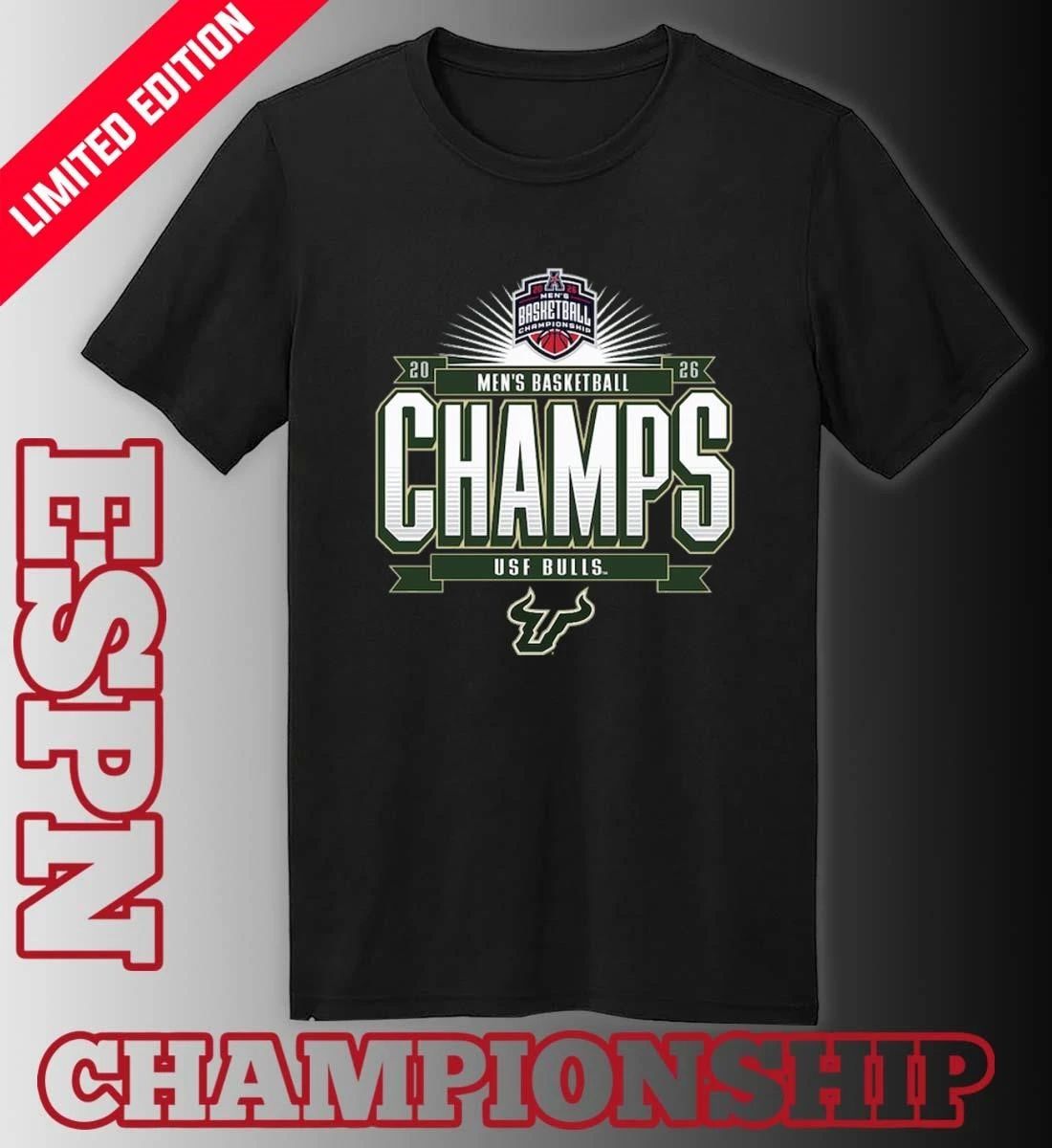 USF Bulls American Conference Men’s Basketball Tournament Champions Official T-Shirt