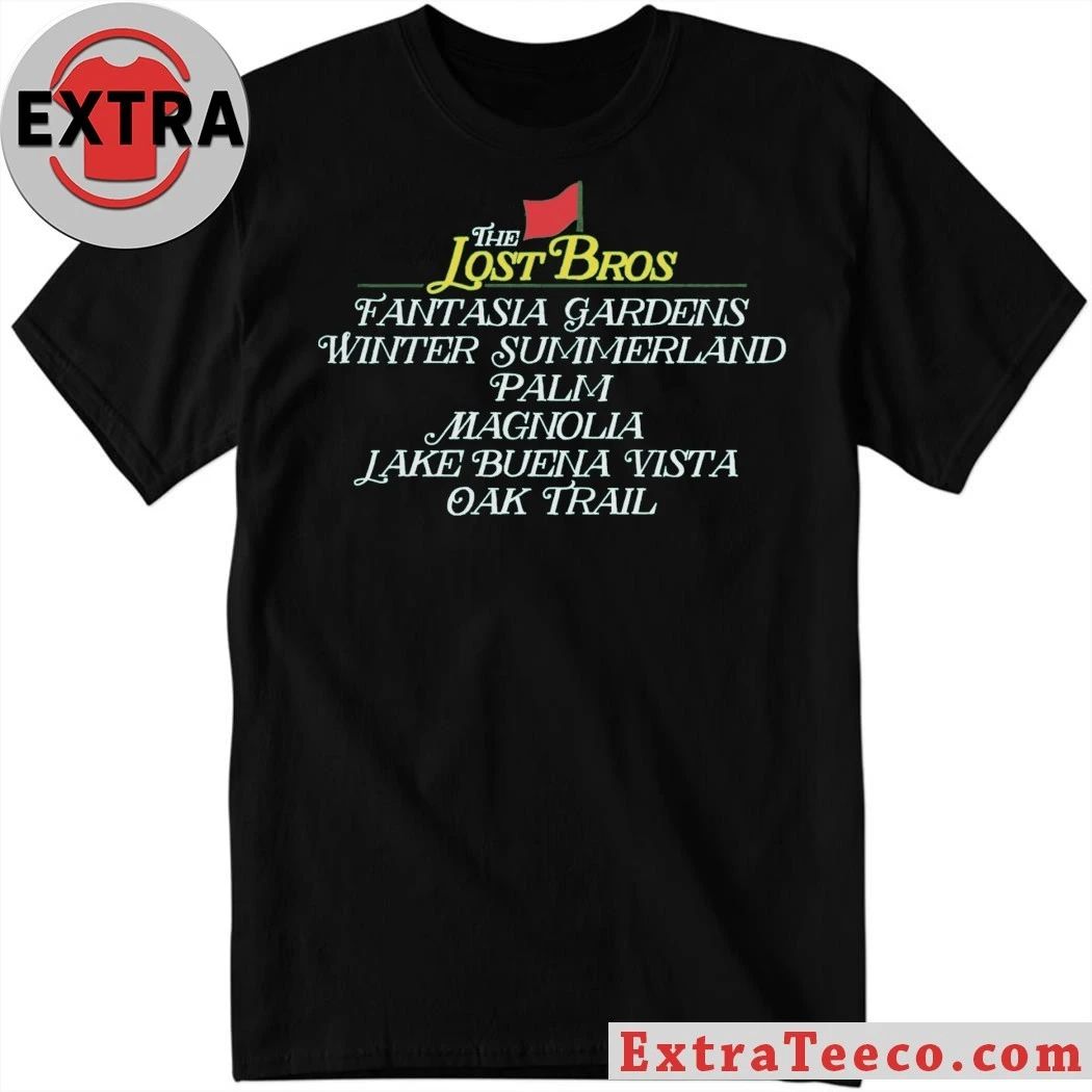The Lost Bros Masters Golf Fantasia Gardens Winter Summerland Palm Magnolia Lake Buena Vista Oak Trail Shirt