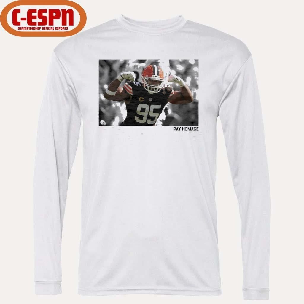 Sack King Myles Garrett Pay Homage Shirt
