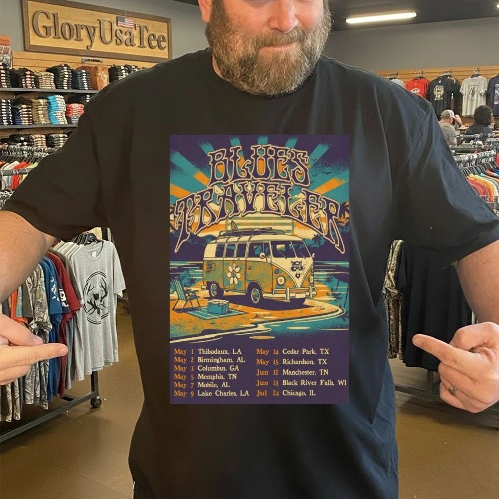 Blues Traveler Summer Tour 26 Poster Shirt