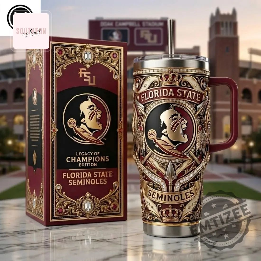 Florida State Seminoles Legacy of Champions Edition 40oz Tumbler
