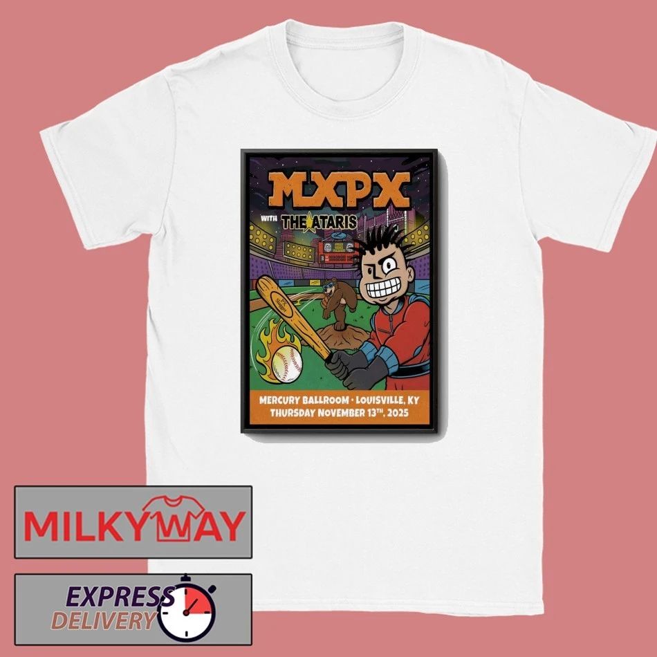 MXPX Nov 13 2025 Mercury Ballroom Louisville KY Poster shirt