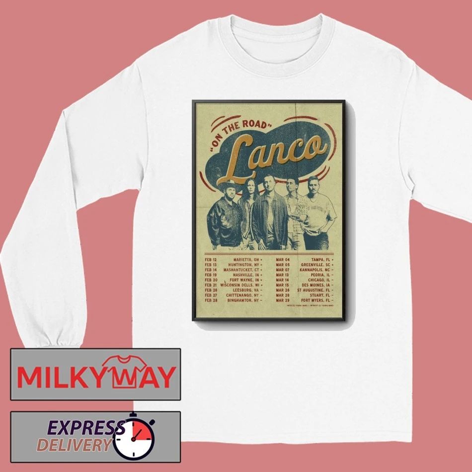 Poster LANCO On The Road Tour 2026 shirt
