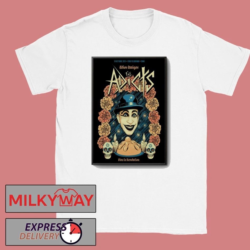 The Adicts Oct 10 2025 Carpa Velodromo CDMX Poster shirt