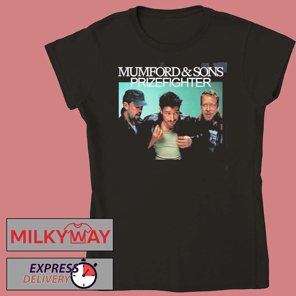 Mumford And Sons Prizefighter North America Tour 2026 City Dates Two Sided T-Shirt