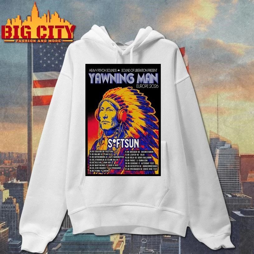 Yawning Man 2026 Europe Tour Poster Shirt
