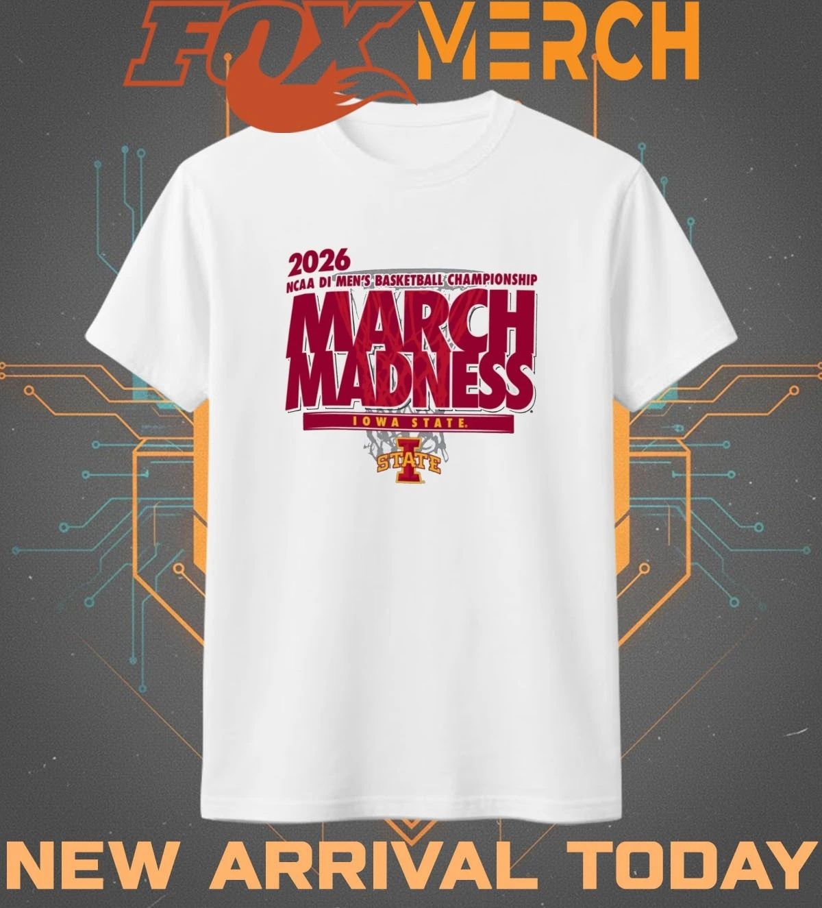 Iowa State Cyclones 2026 NCAA DI Men’s Basketball Championship March Madness t-shirt