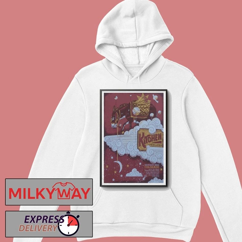 Kitchen Dwellers Ski Tour January 2026 Colorado Poster shirt