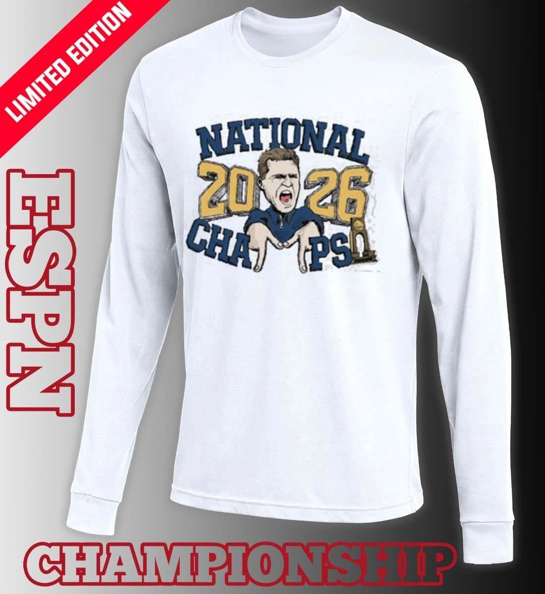 Michigan Wolverines Men’s Basketball 2026 National Champions Coach T-Shirt