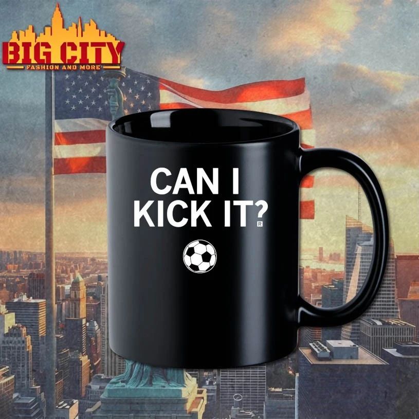 Soccer Can I Kick It Ringer T-shirt