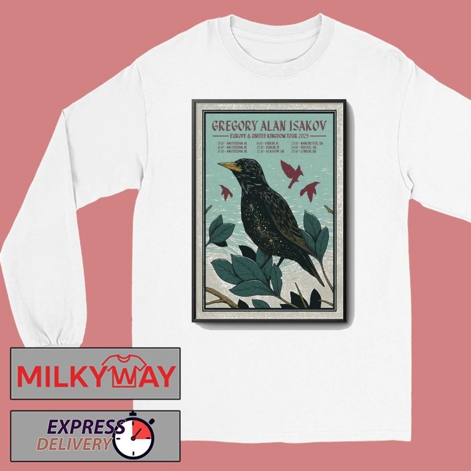 Gregory Alan Isakov Fall Tour 2025 Poster shirt