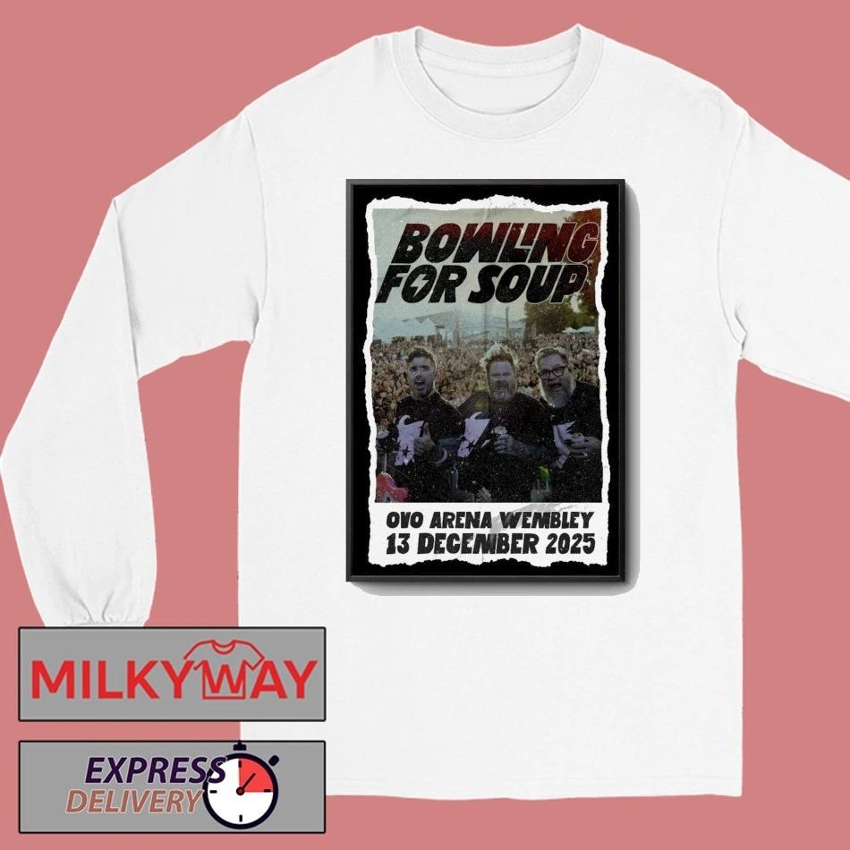 Bowling For Soup Wembley 2025 Poster shirt